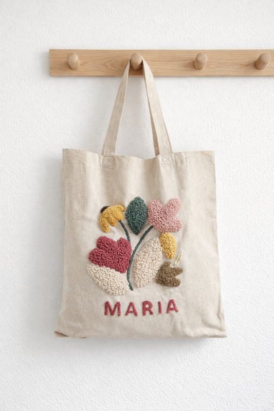 Encanto Bordado – Saco de Algodão Personalizado